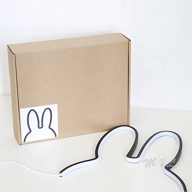 Rabbit LED Night Light – Cute Modern USB Lamp for Kids & Bedrooms | Smart Innovation