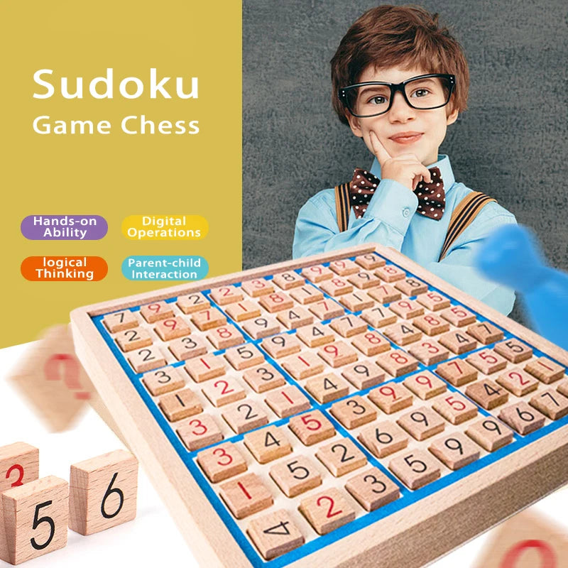 Wooden Sudoku Logic Board – Think, Solve & Play | Family Care