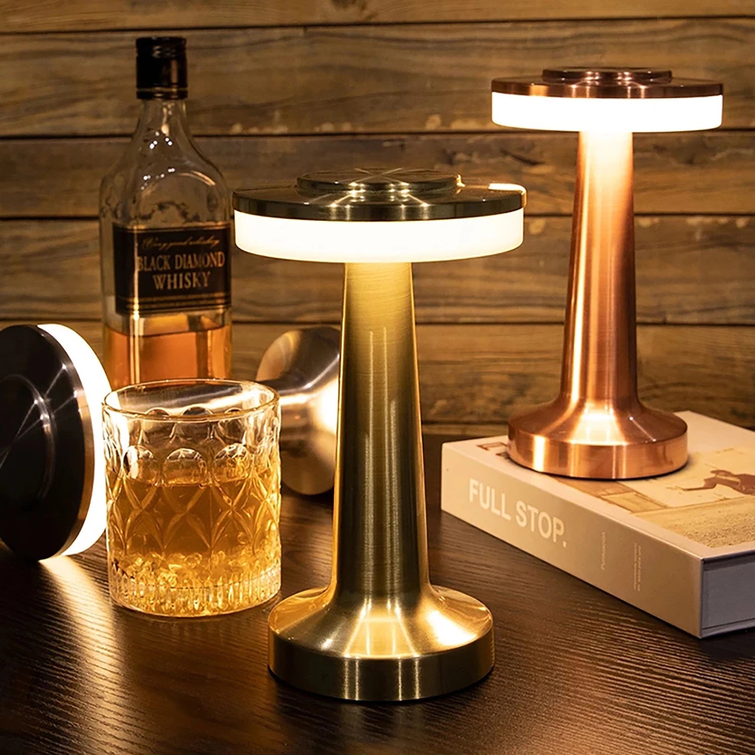 Retro LED Bar Table Lamp – Touch, Recharge & Light Up Any Space | Comfort at Home