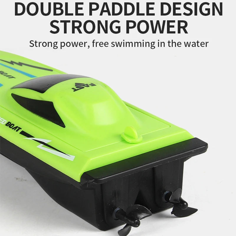 Remote Control Speedboat – Lightweight Double-Prop Water Racer | Smart Innovation