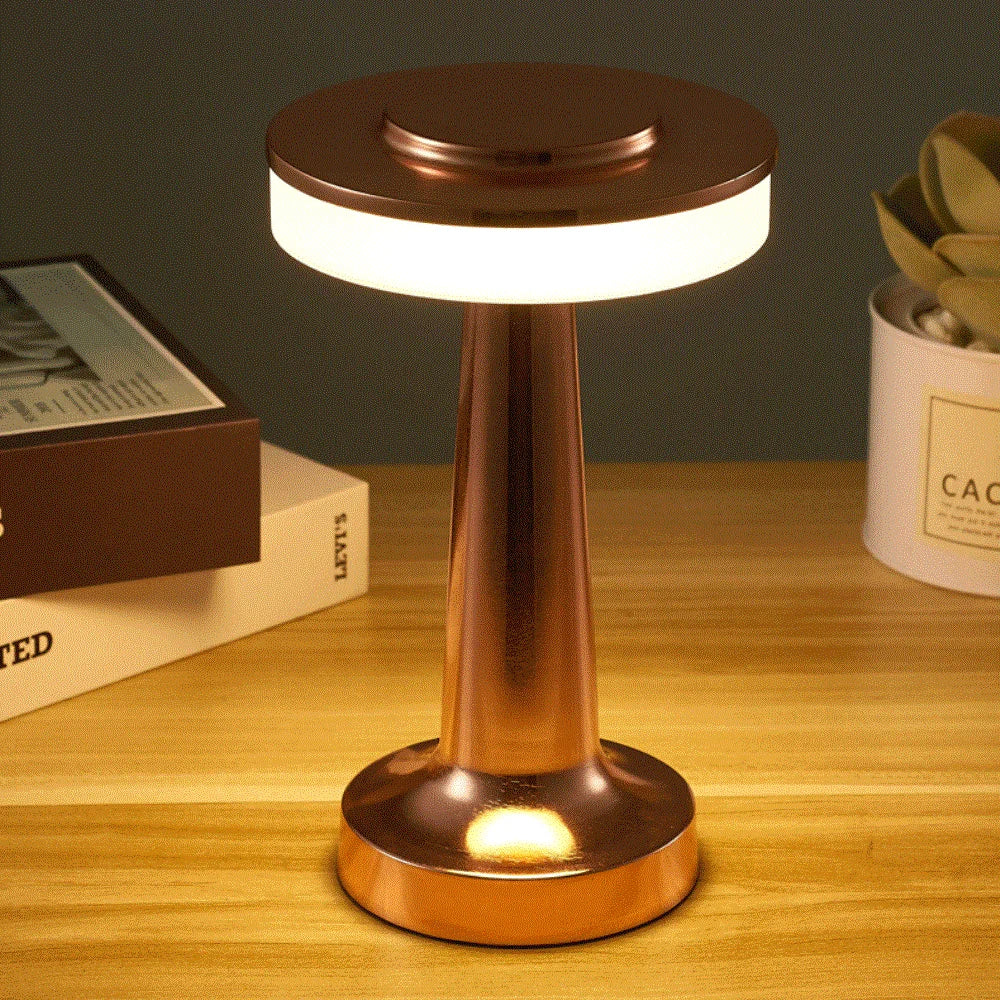 Retro LED Bar Table Lamp – Touch, Recharge & Light Up Any Space | Comfort at Home