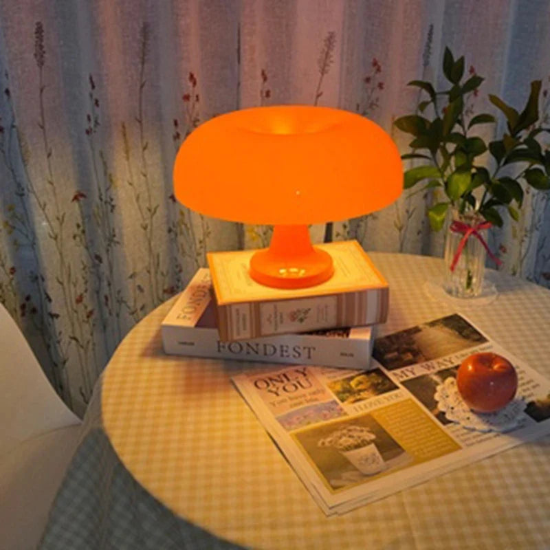 Mushroom LED Table Lamp – Soft Glow, Touch Control & USB Powered | Comfort at Home