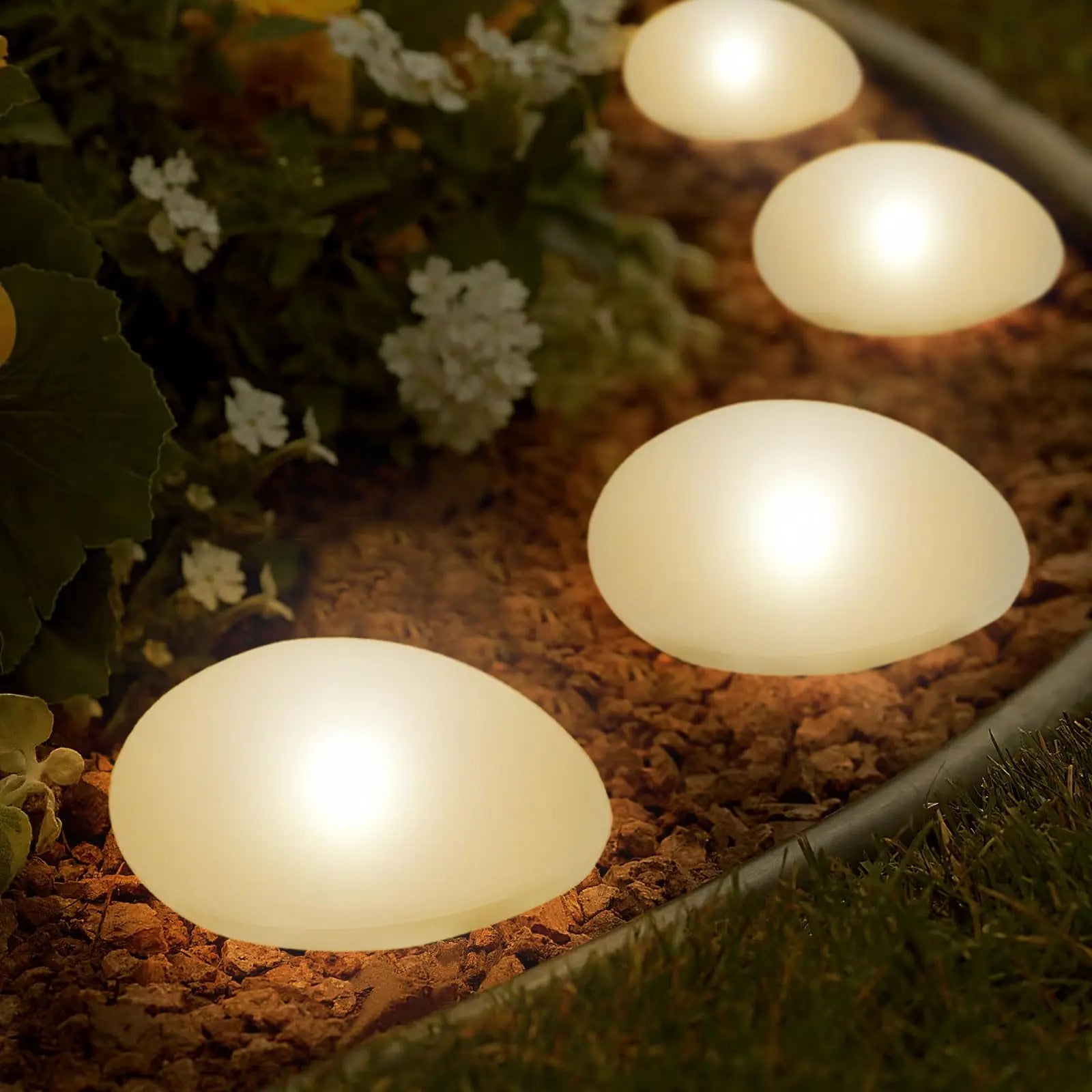 Glow Cobblestone Solar Lawn Light – Magical Garden Path Décor | Comfort at Home