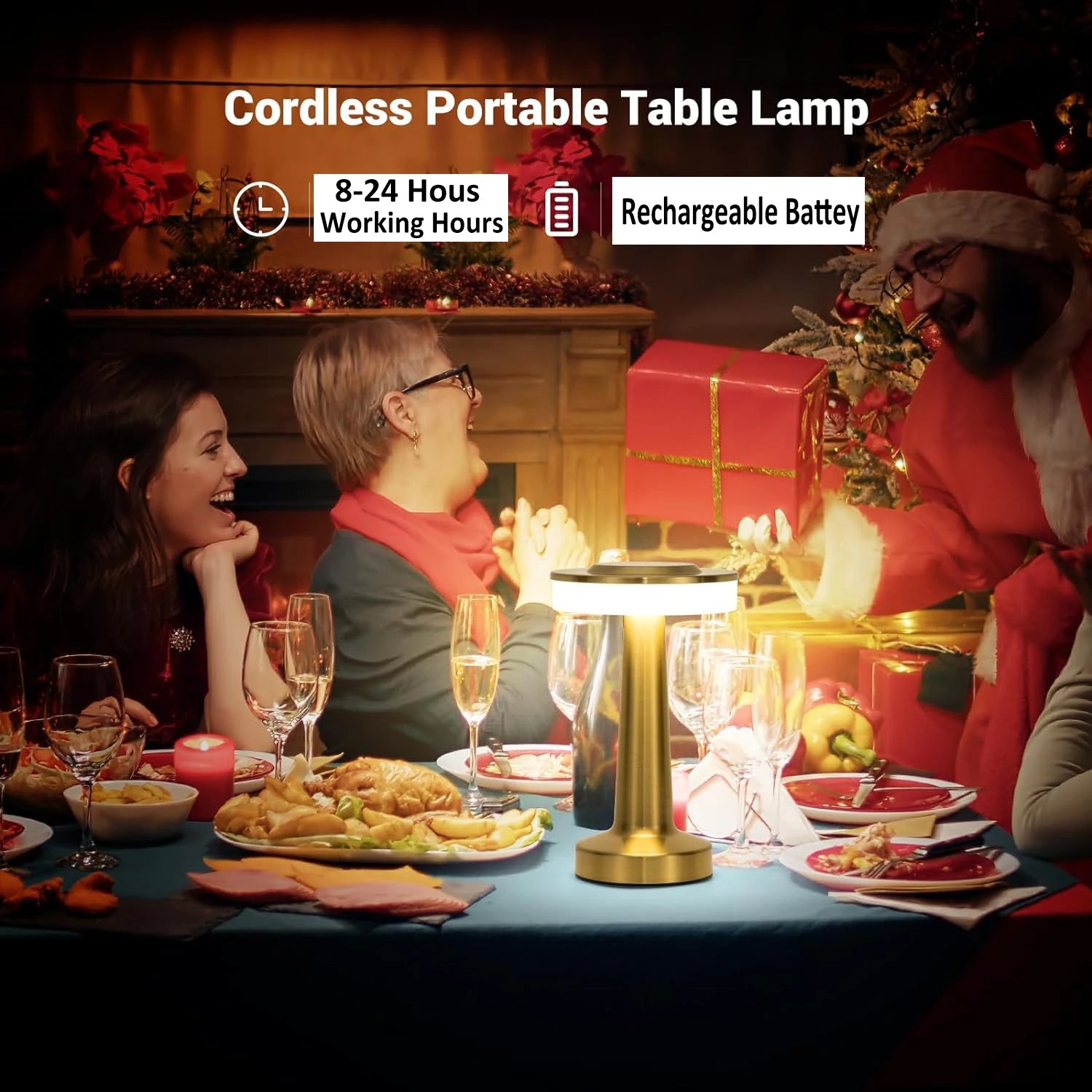 Retro LED Bar Table Lamp – Touch, Recharge & Light Up Any Space | Comfort at Home