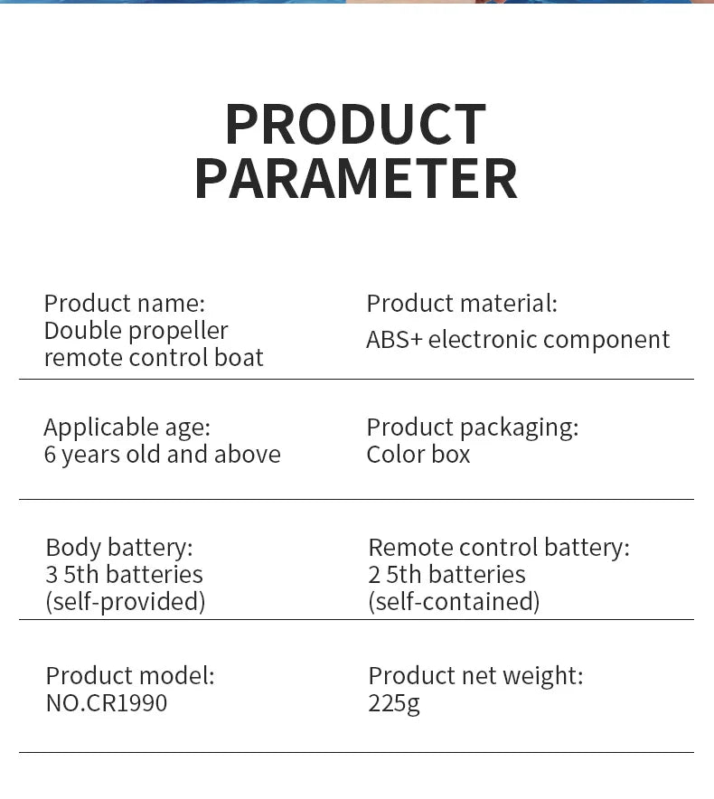 Remote Control Speedboat – Lightweight Double-Prop Water Racer | Smart Innovation