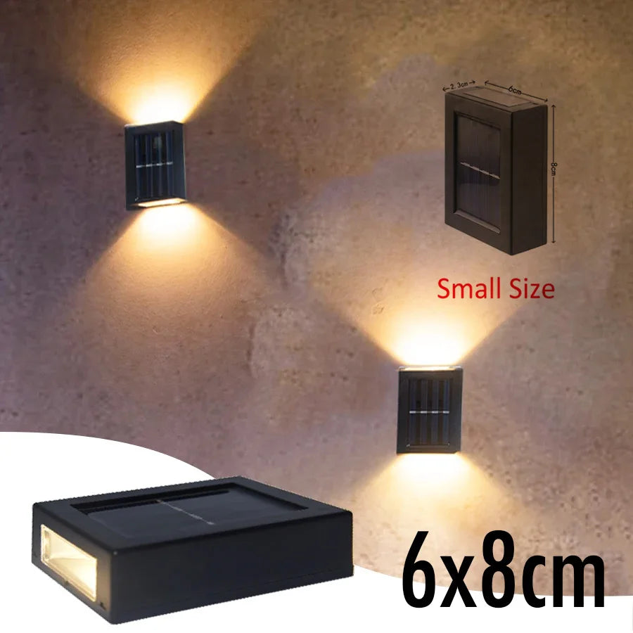 Solar Up & Down Wall Light – Modern Outdoor Glow | Comfort at Home
