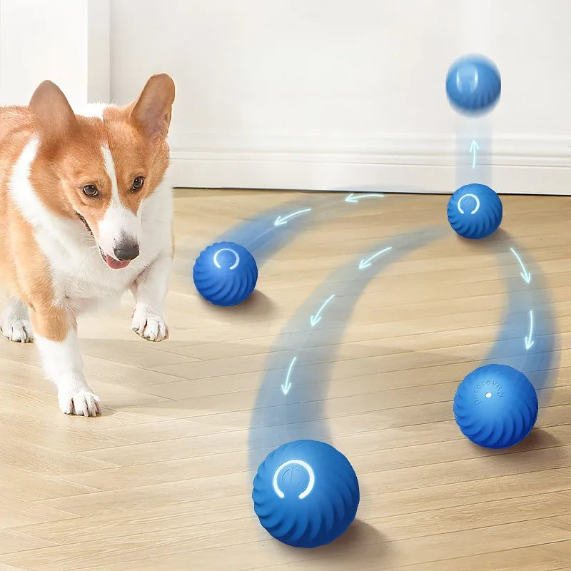 Smart Automatic Dog Toy Ball – Jumping & Rotating Interactive Play | Pets Friend