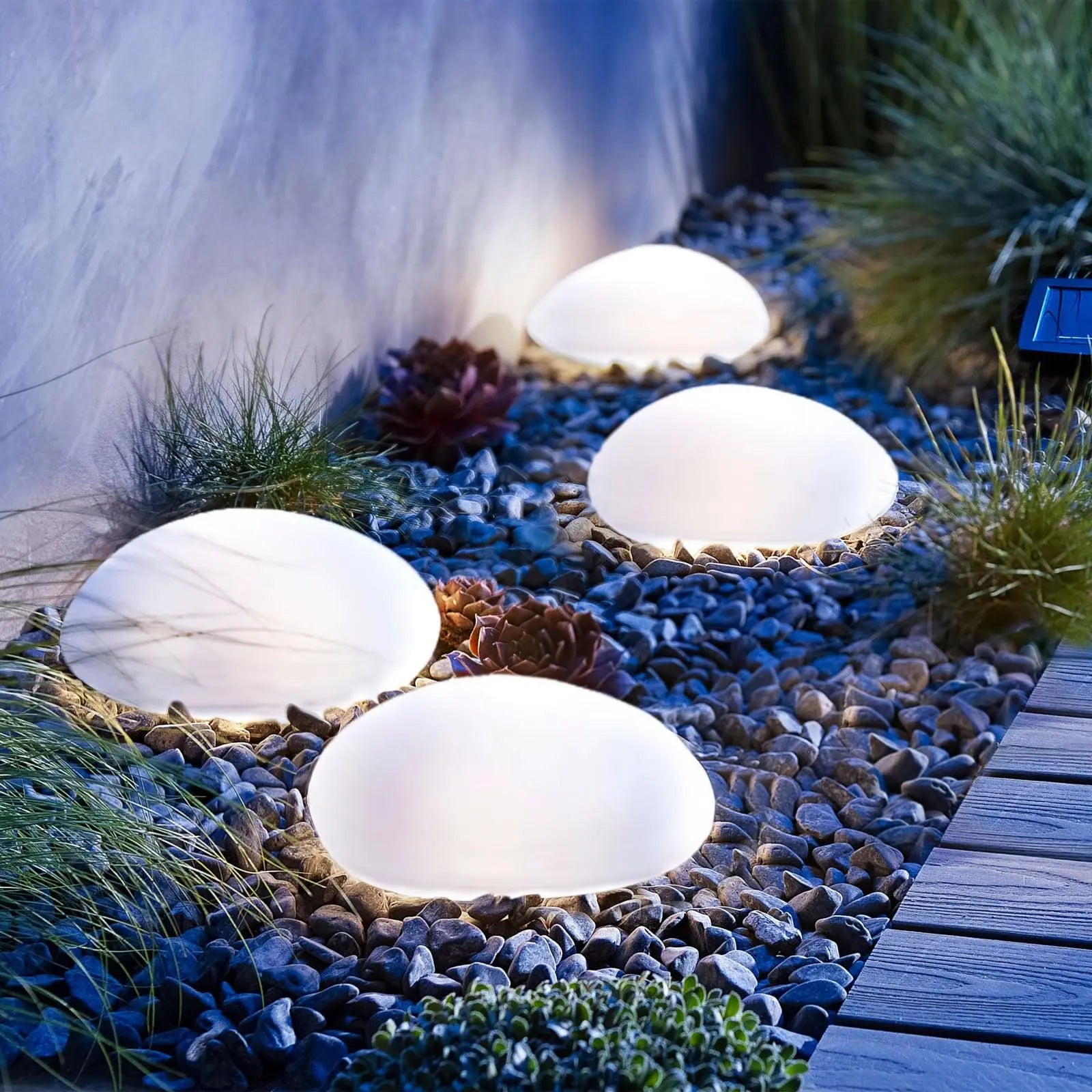 Glow Cobblestone Solar Lawn Light – Magical Garden Path Décor | Comfort at Home