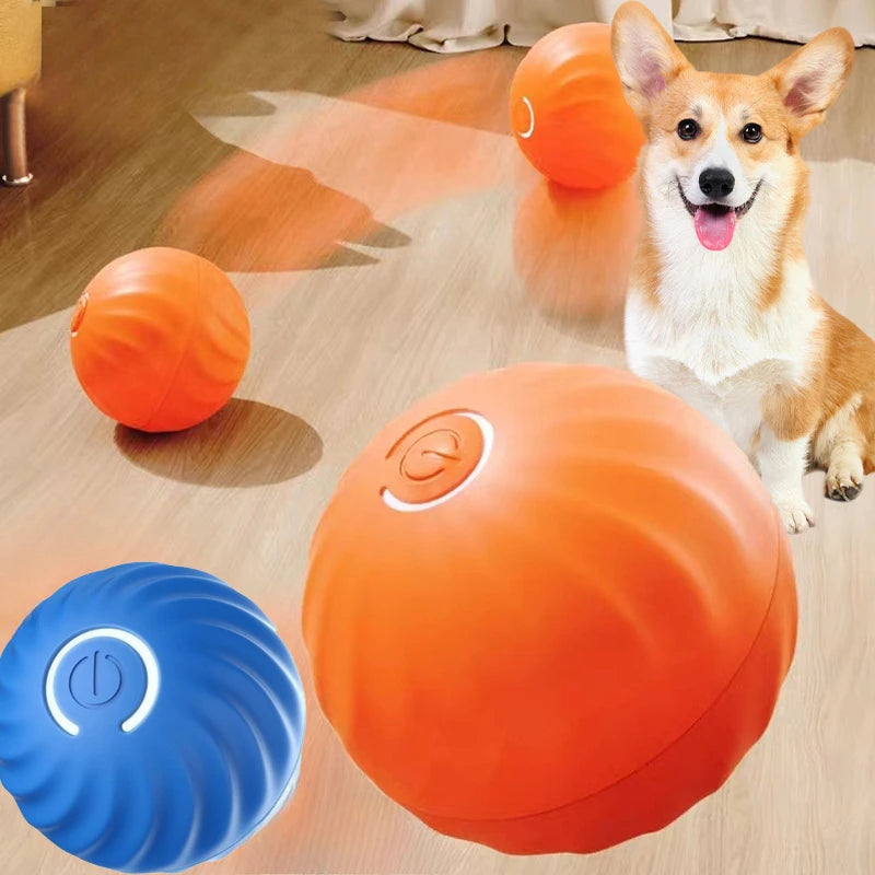 Smart Automatic Dog Toy Ball – Jumping & Rotating Interactive Play | Pets Friend