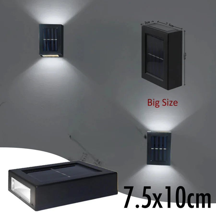 Solar Up & Down Wall Light – Modern Outdoor Glow | Comfort at Home