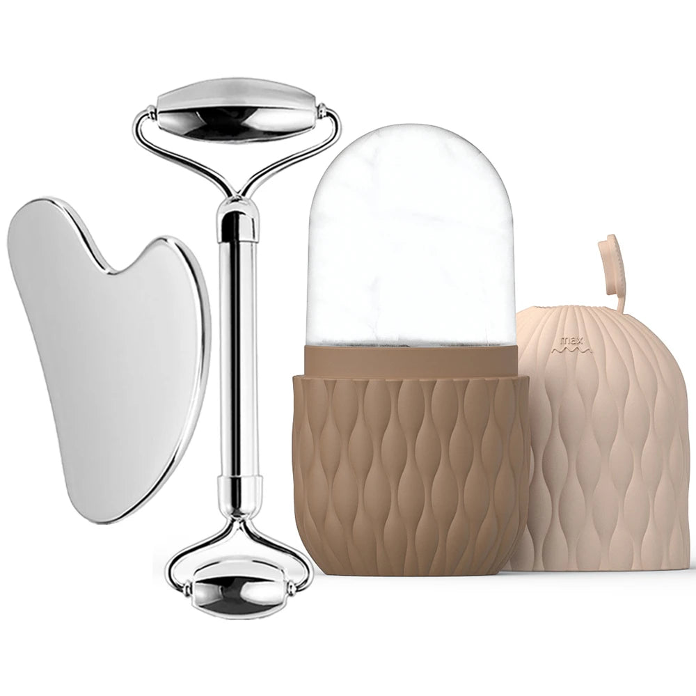 Ice Face Roller Set – Soothe, Lift & Glow Instantly | Comfort at Home