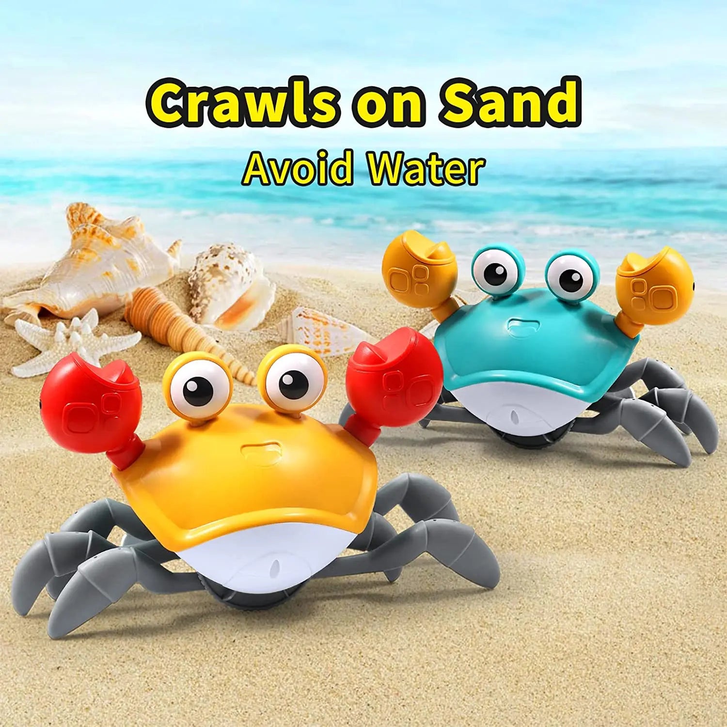 Dancing Escape Crab – Interactive Crawling Toy with Music & Sensors | Family Care
