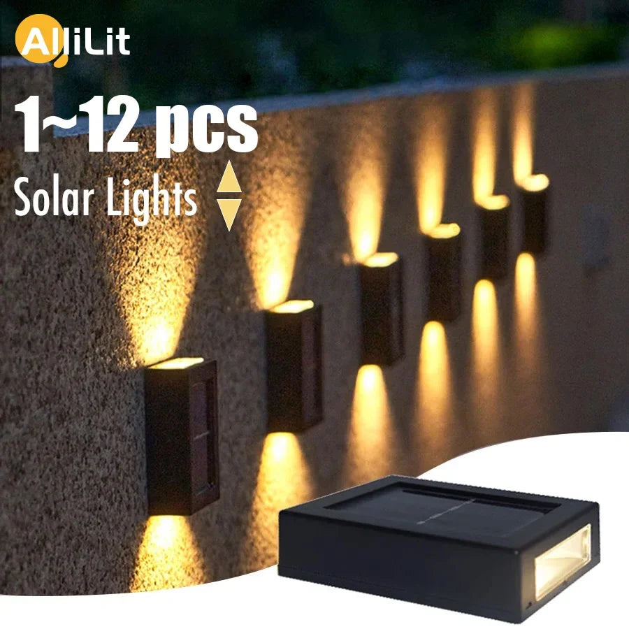Solar Up & Down Wall Light – Modern Outdoor Glow | Comfort at Home