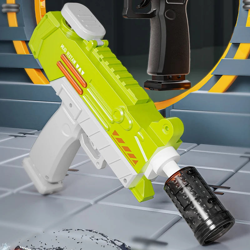 Electric Water Gun Toy – Auto-Splash Power with Flame Lights | Family Care