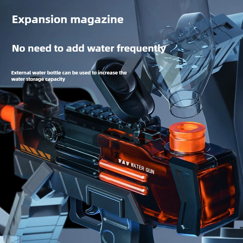 Electric Water Gun Toy – Auto-Splash Power with Flame Lights | Family Care