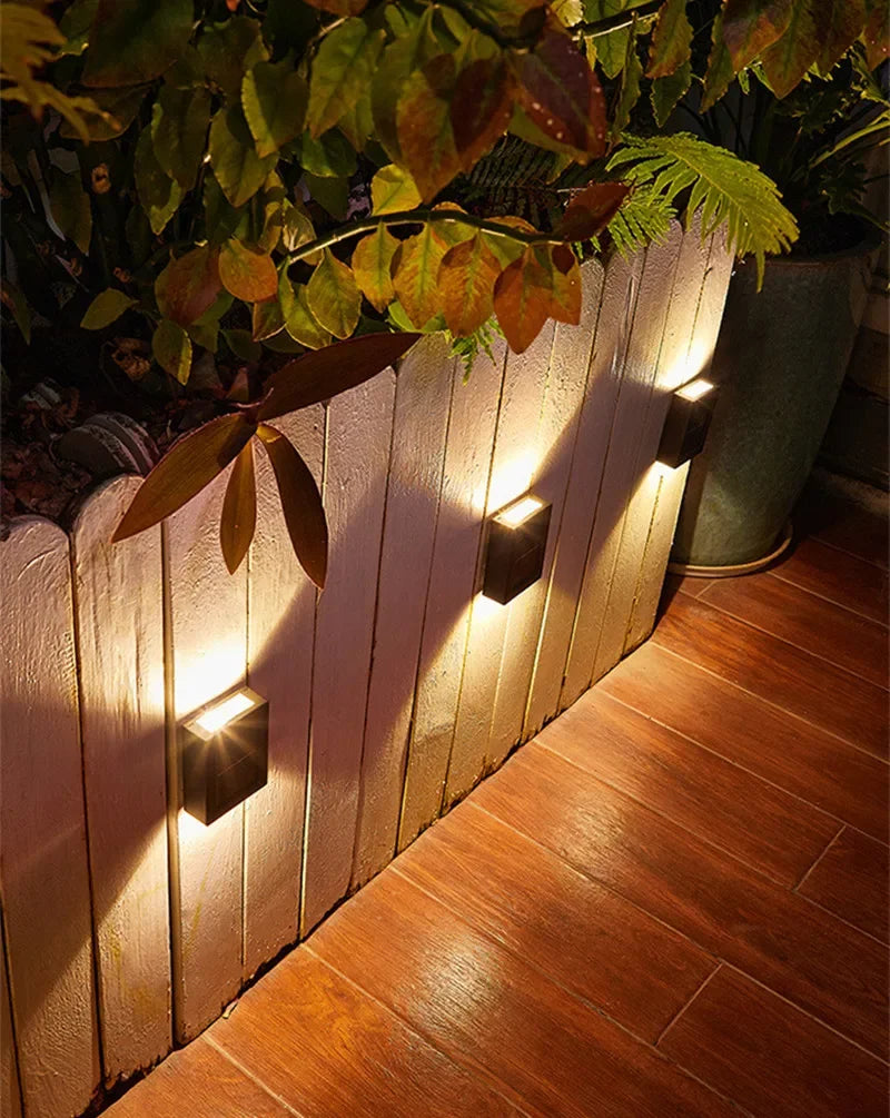 Solar Up & Down Wall Light – Modern Outdoor Glow | Comfort at Home