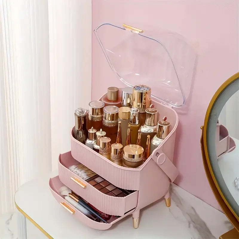 Luxury Makeup Organizer Box – Store & Protect Your Beauty Essentials | Comfort at Home