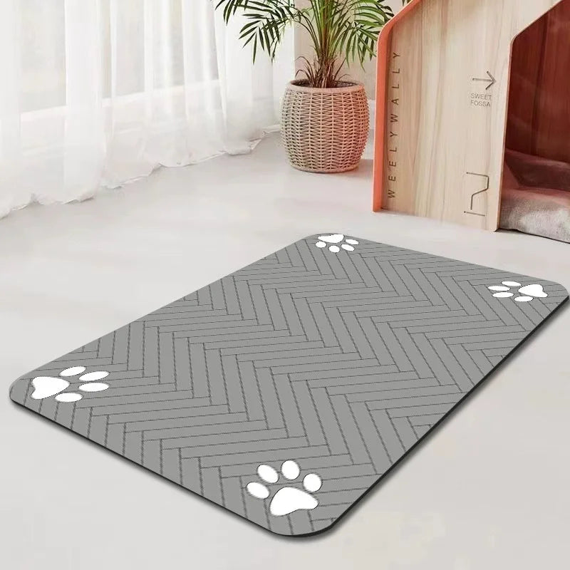 Absorbent Pet Feeding Mat – Quick-Dry, Anti-Slip & Floor-Protecting | Pets Friend
