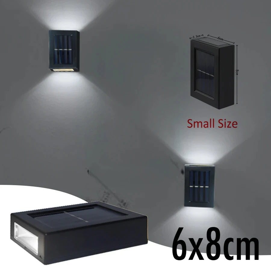Solar Up & Down Wall Light – Modern Outdoor Glow | Comfort at Home