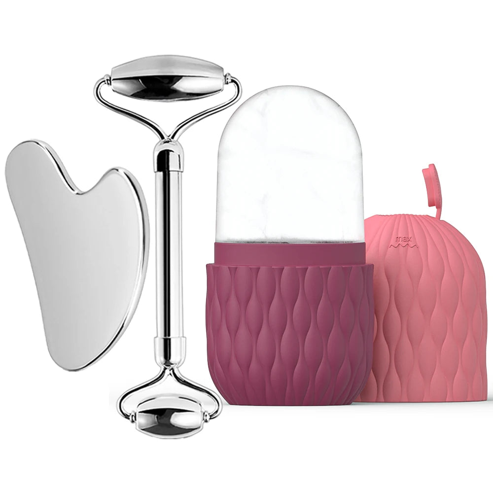 Ice Face Roller Set – Soothe, Lift & Glow Instantly | Comfort at Home