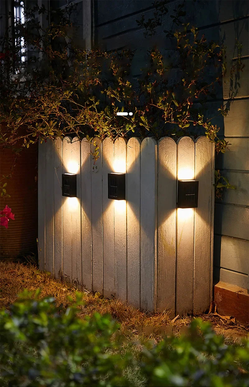 Solar Up & Down Wall Light – Modern Outdoor Glow | Comfort at Home