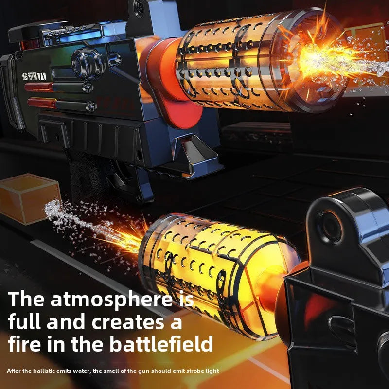 Electric Water Gun Toy – Auto-Splash Power with Flame Lights | Family Care