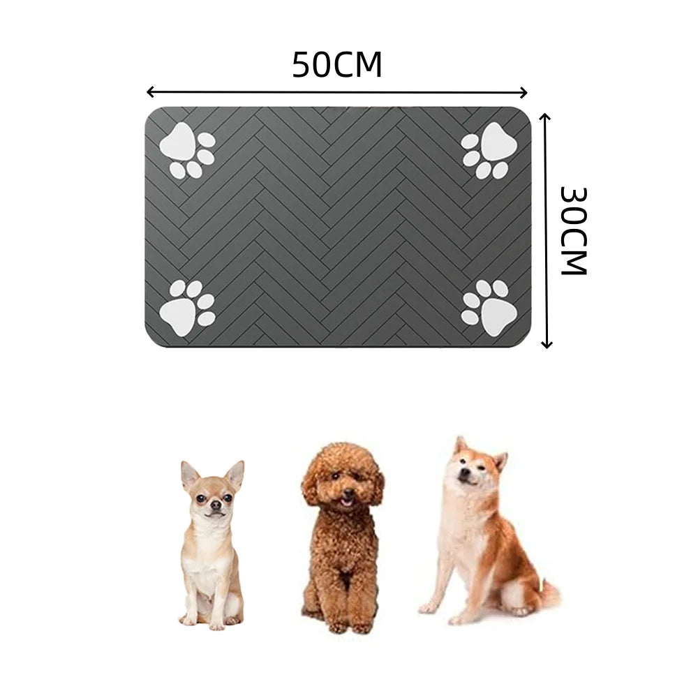 Absorbent Pet Feeding Mat – Quick-Dry, Anti-Slip & Floor-Protecting | Pets Friend