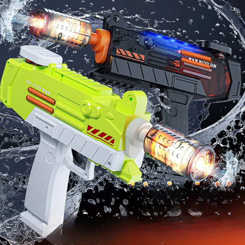 Electric Water Gun Toy – Auto-Splash Power with Flame Lights | Family Care