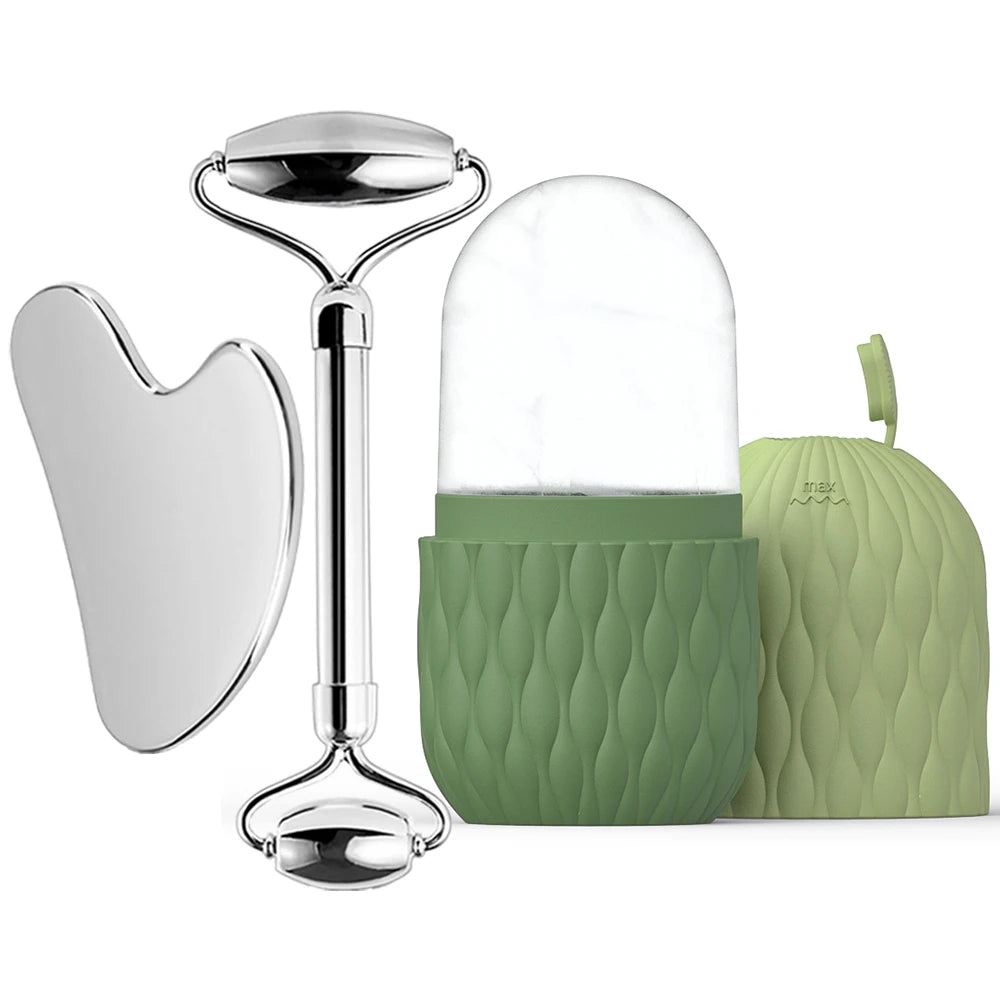 Ice Face Roller Set – Soothe, Lift & Glow Instantly | Comfort at Home