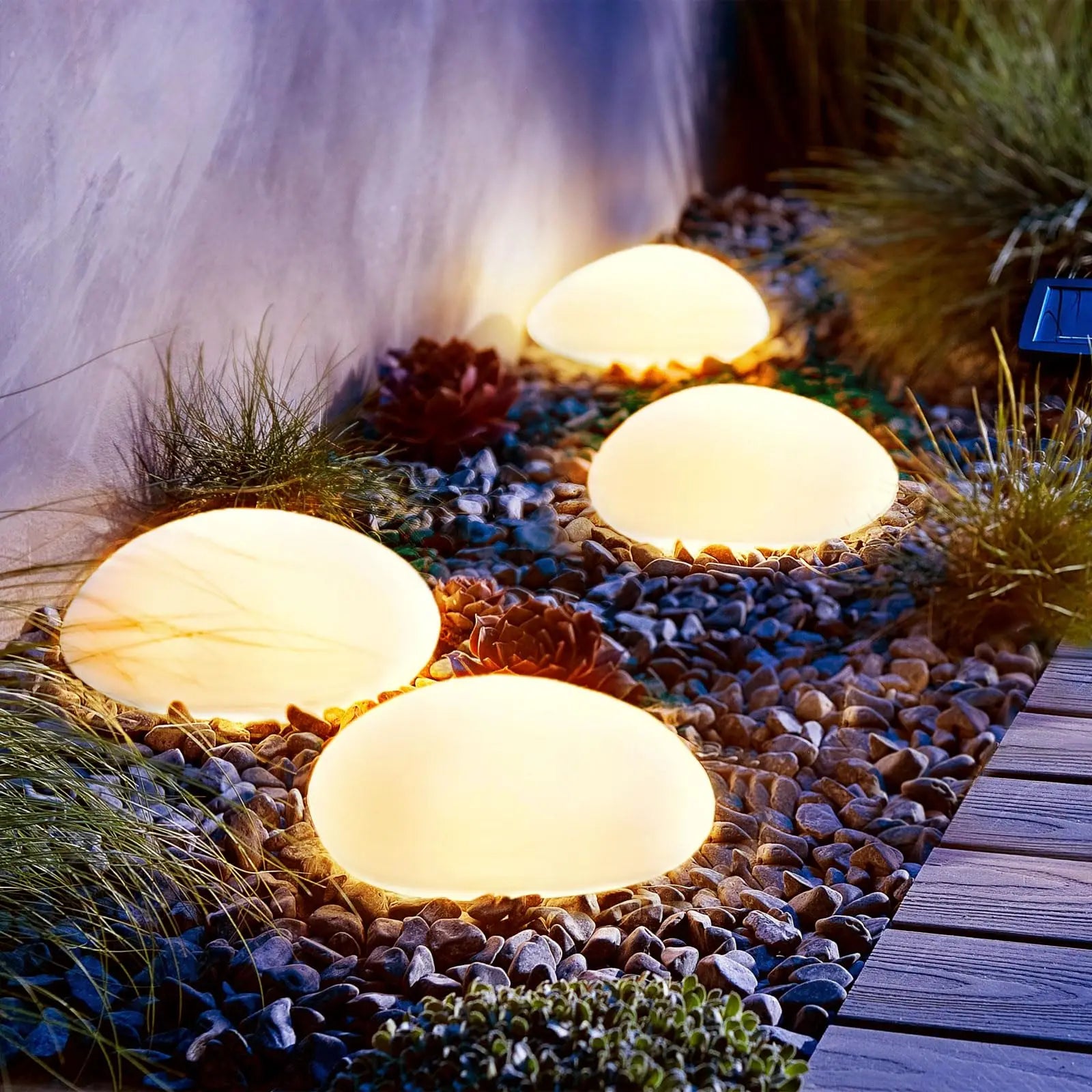 Glow Cobblestone Solar Lawn Light – Magical Garden Path Décor | Comfort at Home
