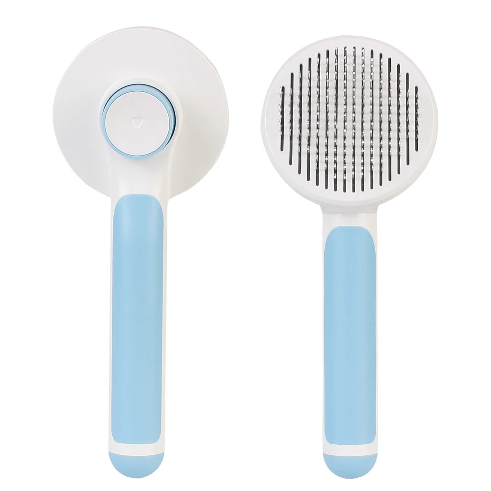 Self-Cleaning Pet Comb – Easy Grooming & Gentle Hair Removal | Pets Friend